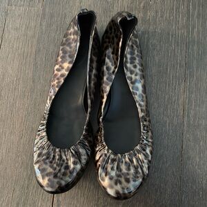 J. Crew Leopard print flats